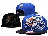 Thunder Team Logo Blue Black Adjustable Hat GS,baseball caps,new era cap wholesale,wholesale hats